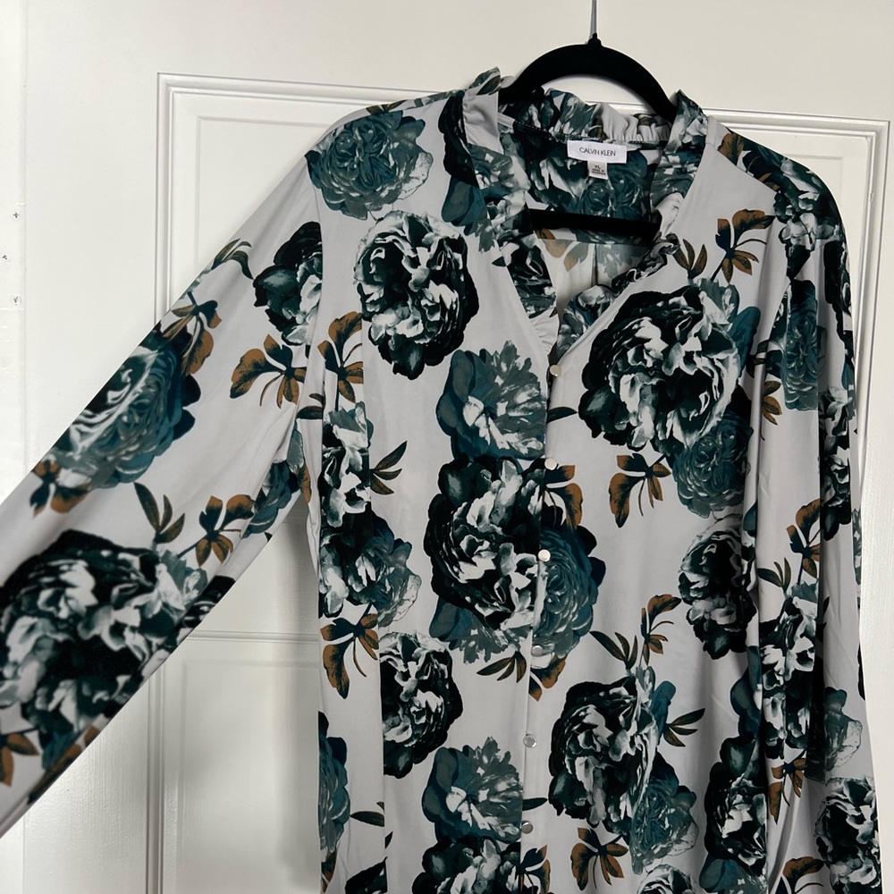 Calvin Klein Button Up Blouse